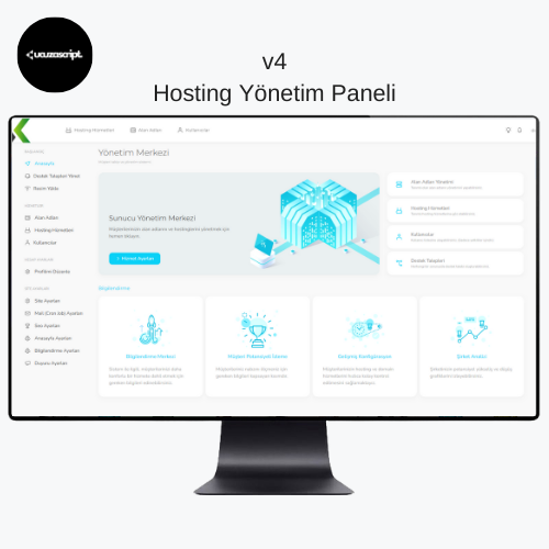 Hosting ve Domain Yönetim Paneli